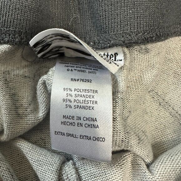 Harry Potter Womens XS Pajama Set Long Sleeve Joggers Lounge Grey - Picture 6 of 6